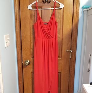 Express Long Maxi dress with slit - Medium **GENTLY USED**